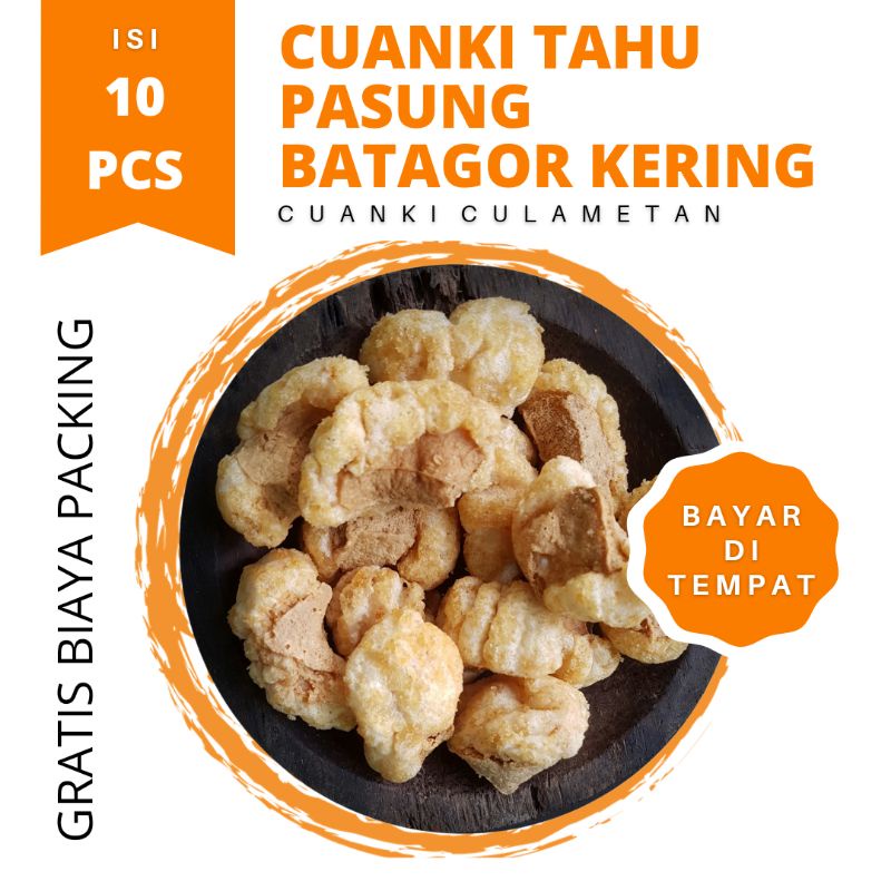 Jual Cuanki Tahu Pasung Atau Batagor Kering Cuankie Tahu Kerikil Toping