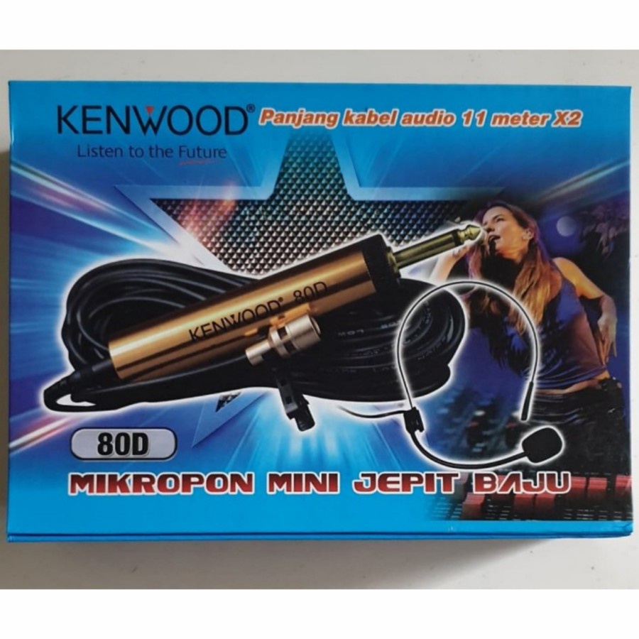 GROSIR MIC BANDO JEPIT HEADSET KENWOOD KW800D