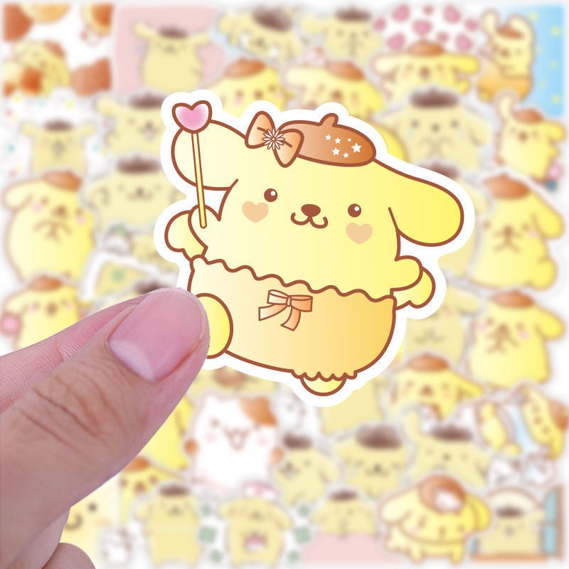 50 Korea lucu anjing Cinnamoroll babycinnamoroll kepribadian kreatif Jurnal stiker ins bahan besar t