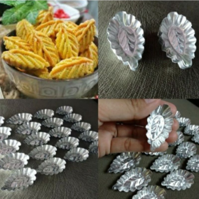 Cetakan Nastar Daun 40 pcs/Cetakan Kue nastar 40 pcs/ Cetakan Nastar Daun Kecil