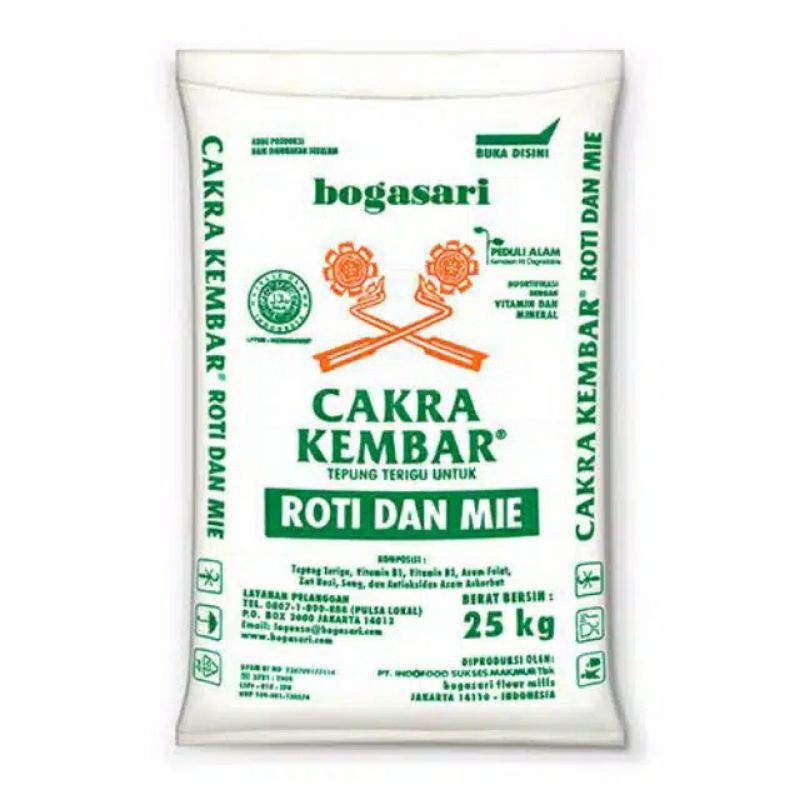 

Tepung Cakra Kembar 25kg