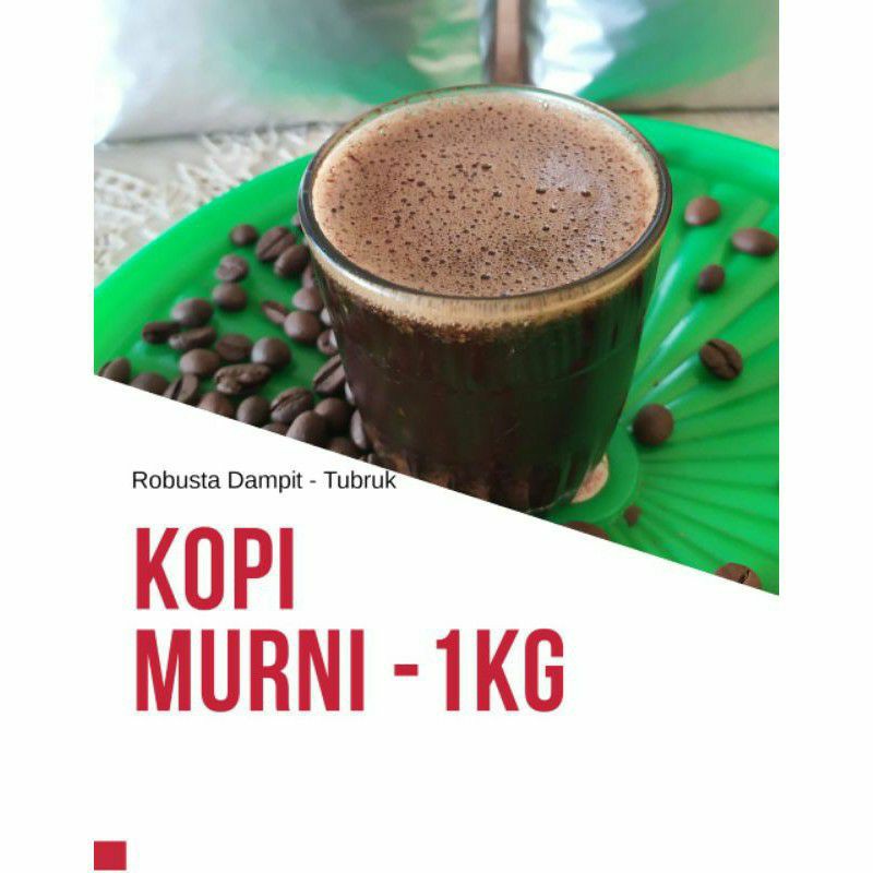 

Kopi Murni Robusta Dampit 1kg - Kopi Dampit - Kopi Bubuk