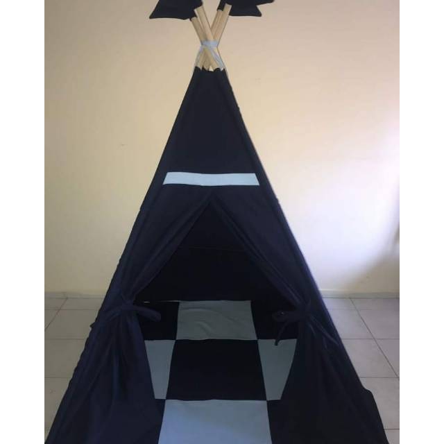 Teepee tent tenda anak blackblue
