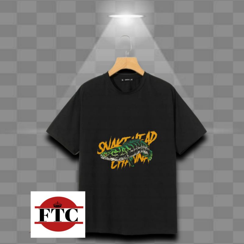 baju/t-shirt/atasan/kaos anak channa snakehead baju anak laki-laki/perempuan ikan channa hias