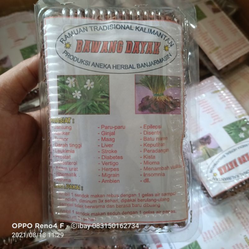 

BAWANG DAYAK ASLI KALIMANTAN. MENGOBATI BERBAGAI MACAM PENYAKIT