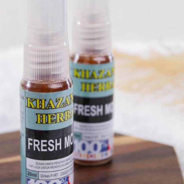 Spray Herbal Obat Penyegar Pengharum Penghilang Bau Mulut Fresh Mouth