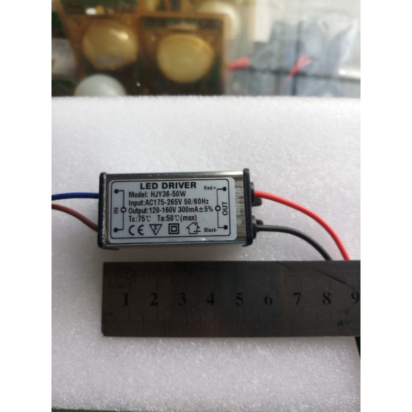 Led driver 36-50W AC led driver mini 36-50Watt AC 300mA