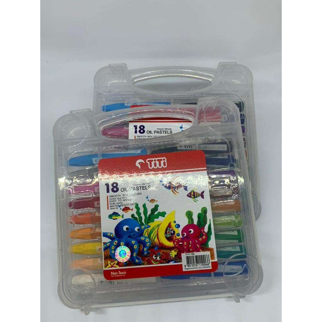 

KODE P43H Crayon Titi Oil Pastel 18 Warna