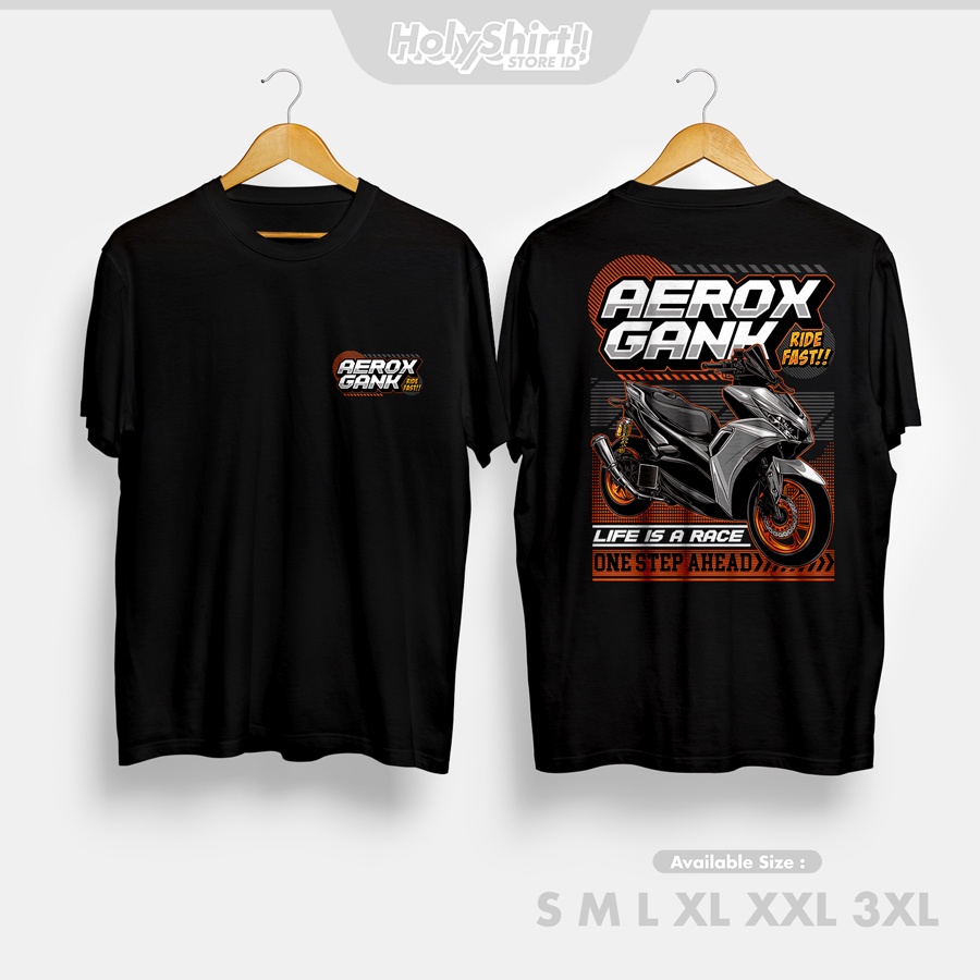 Kaos Baju Motor Yamaha All New Aerox 155 Aerox Gank Kaos Otomotif