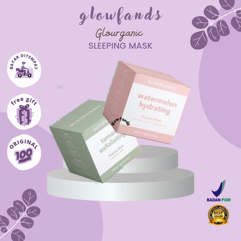 SLEEPING MASK TAMANU WATERMELON GLOURGANIC