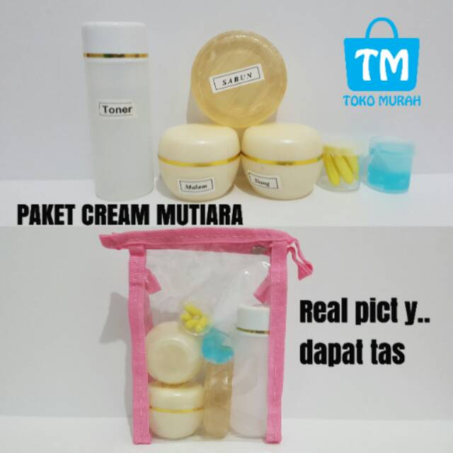 PAKET CREAM MUTIARA PAKET KRIM MUTIARA BANDUNG LENGKAP ORIGINAL 6 IN 1