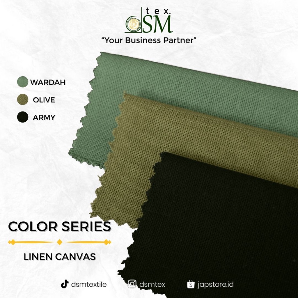 NEW PRODUCT!! LINEN CANVAS PREMIUM (MIN PEMBELIAN 1 MTR)