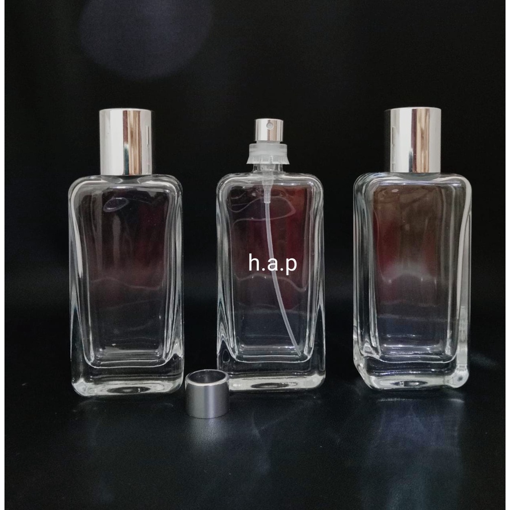 Botol Parfume V32640 Easypum Silver Tutup Silver Eceran/Pcs