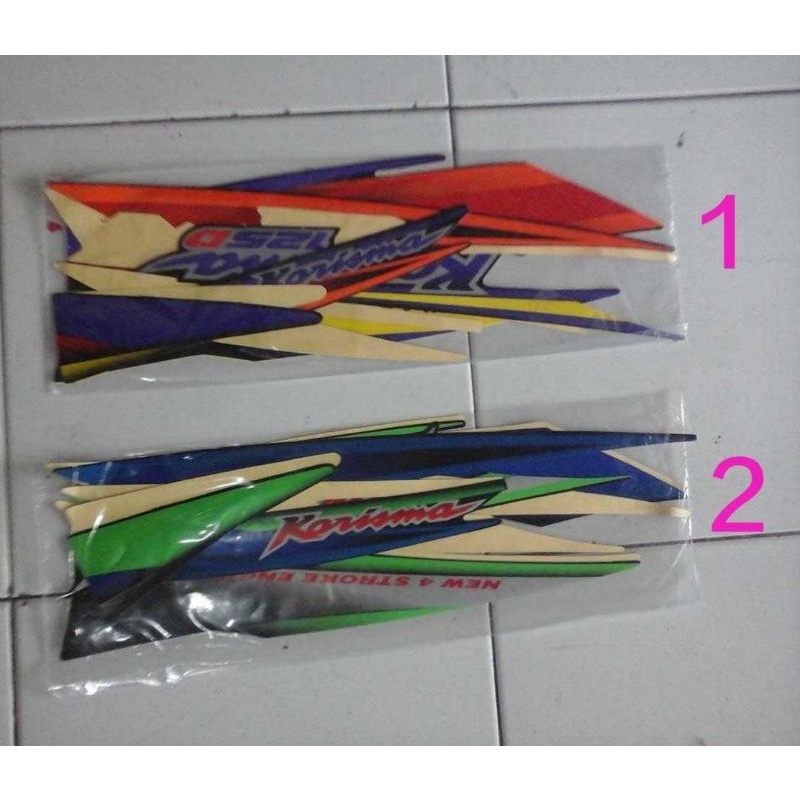 Sticker Striping Karisma 2003