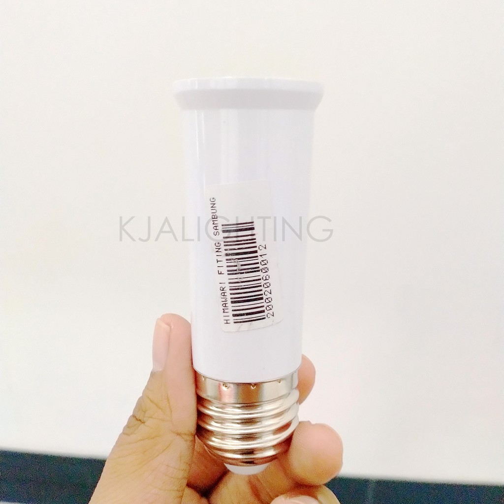 FITTING PEMANJANG LAMPU PANJANG 9.5 CM FITTING SAMBUNG E27