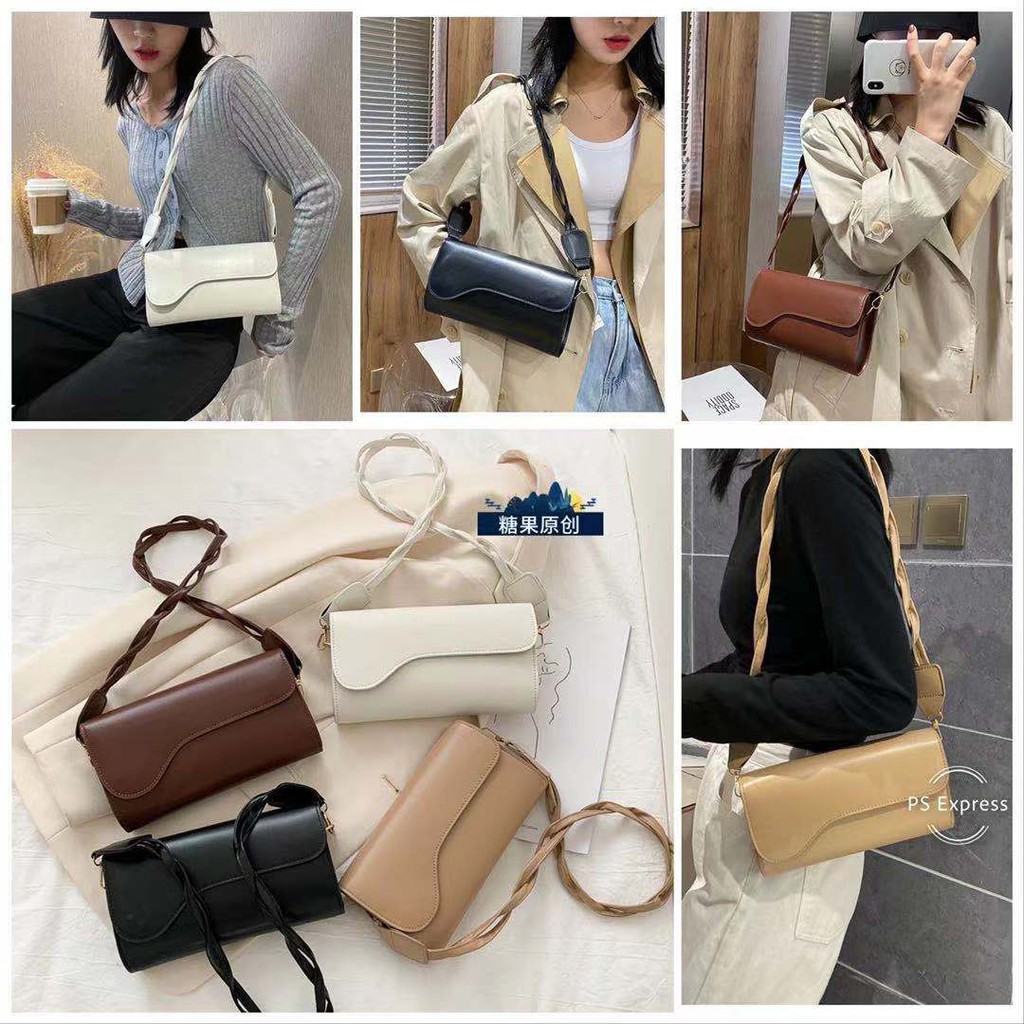 Rowling (Tas-64)Tas Wanita Import Simple/Tas Wanita Kerja/Selempang Tas Wanita Fashionable Untuk Kerja Terbaru