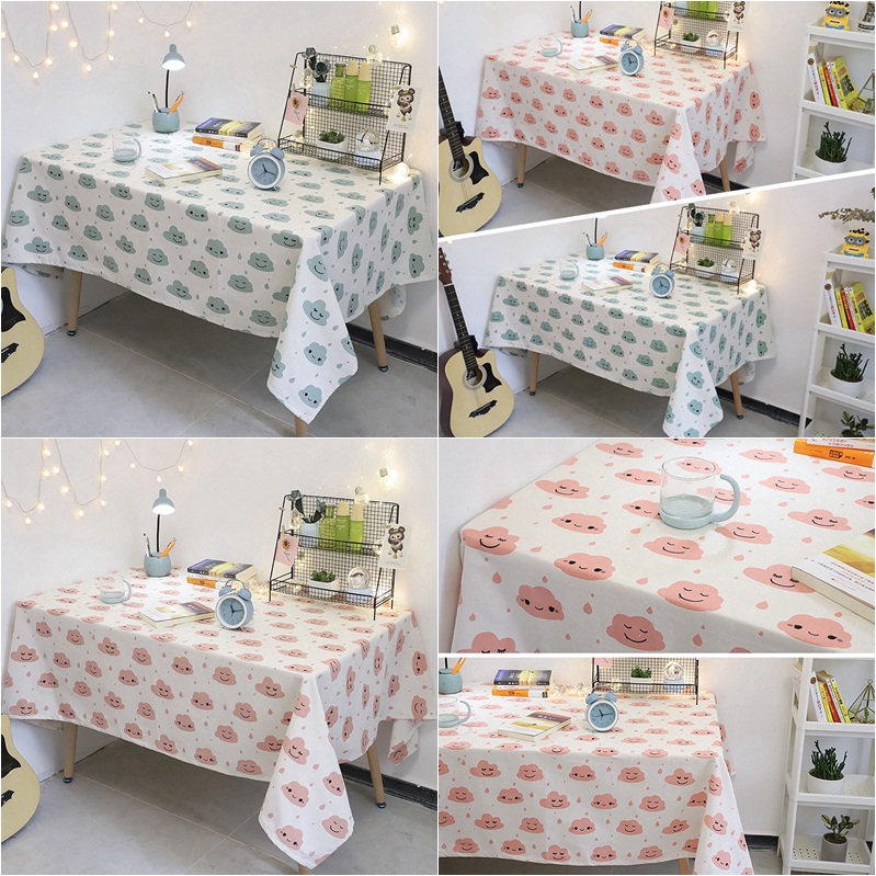 Cute Table Cloth Taplak Alas Meja Sarung Kerusi Makan Kitchen Dinning Table Cover Chair Cover Shopee Indonesia