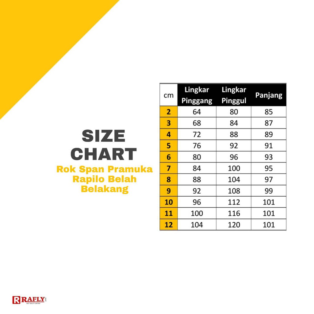 Rok Pramuka Span Bahan Rapilo Pembina Rempel Belah Belakang - Seragam Pramuka / Rafly Jaya