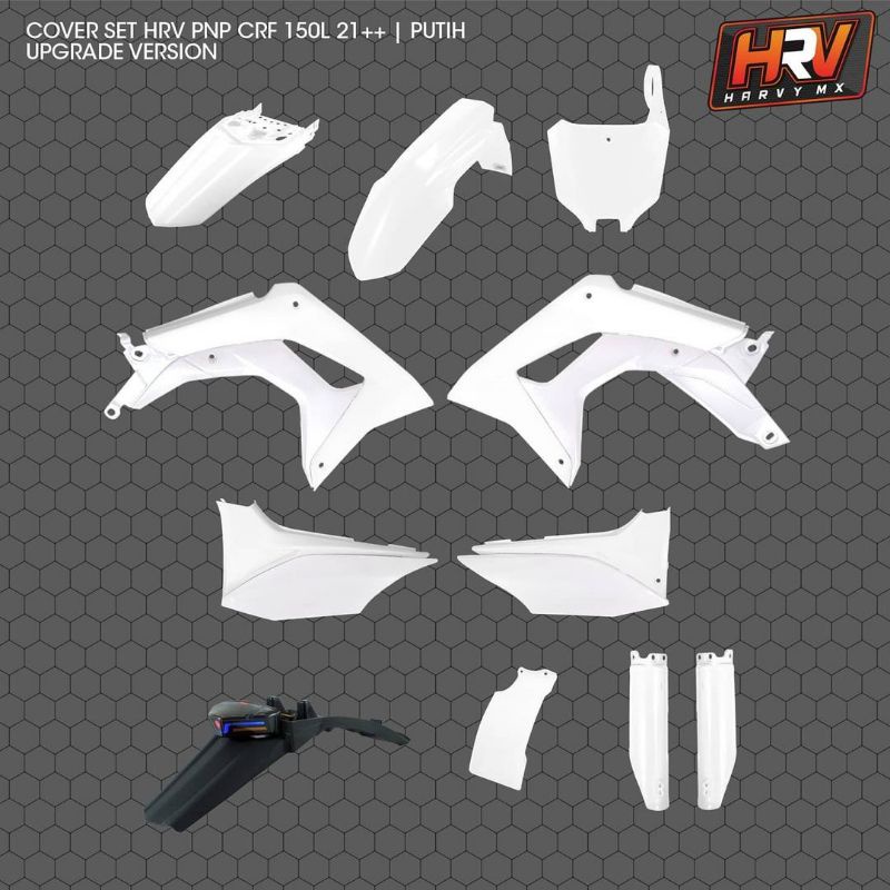 Body Set HRV Full White Honda CRF L 150