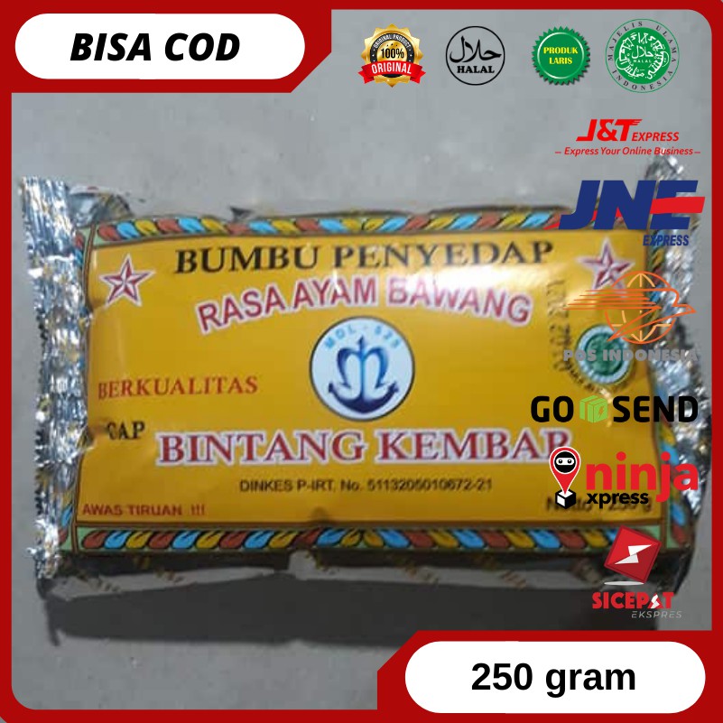 

BUMBU ATOM BINTANG KEMBAR Rasa Ayam Bawang Bumbu Tabur Penyedap Rasa 250gram