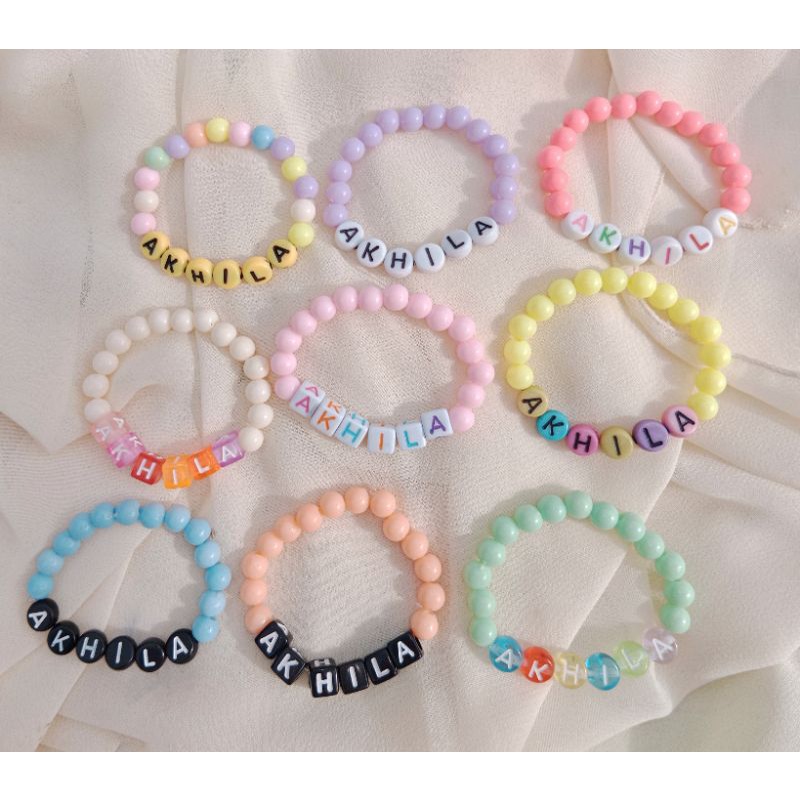 Gelang Manik Anak Bayi Dan Balita Bisa Request Nama