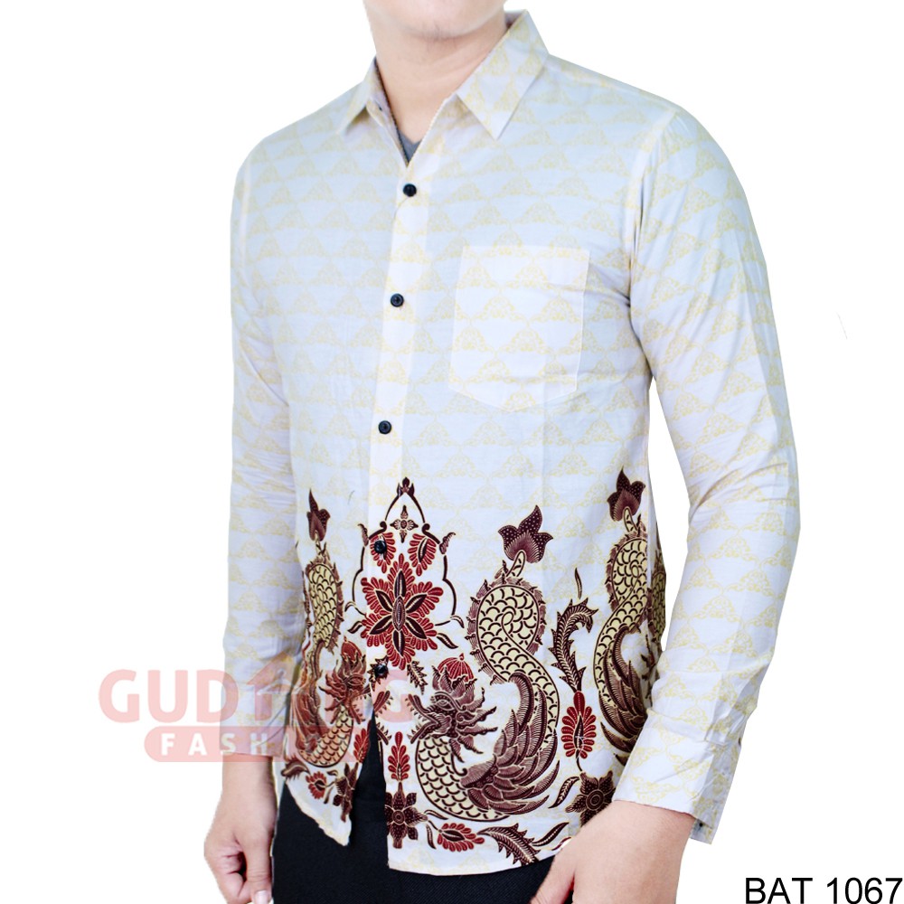 Batik Modern Panjang Modis Model Slimfit - BAT 1067