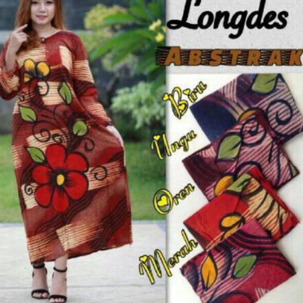  Harga  Spesial Longdress abstrak hand made mall grosir 