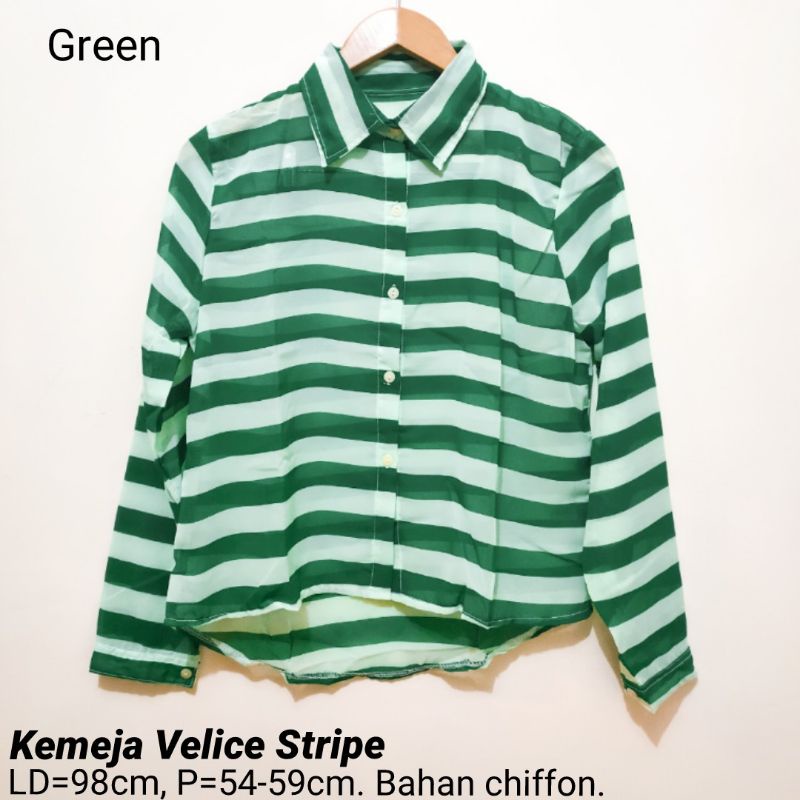SALE!!  KEMEJA WANITA LENGAN PANJANG.  BAJU BERKERAH KERJA KULIAH ATASAN CEWEK MURAH FASHION WANITA-Velice Green