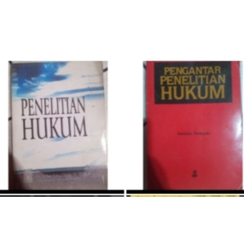 

Penelitian Hukum buku hukum