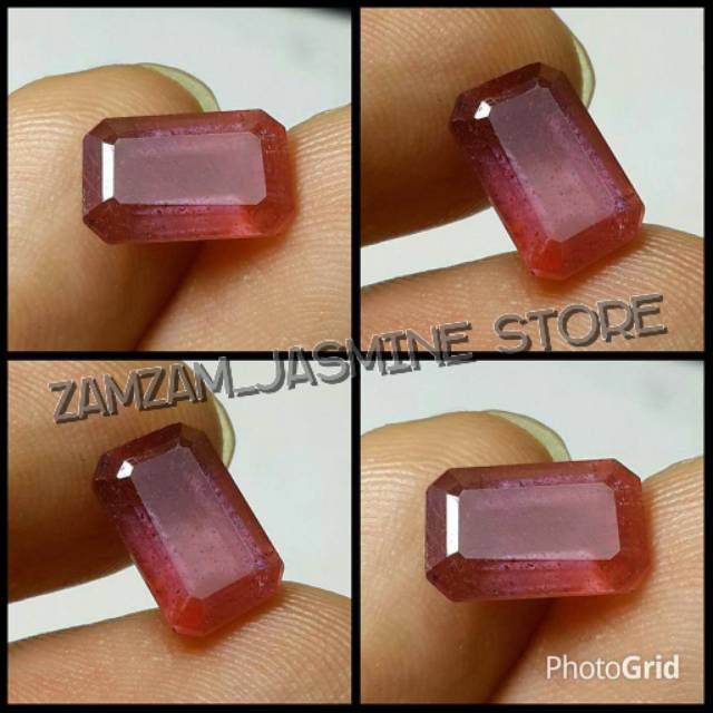 PROMO NATURAL RED RUBY MADAGASCAR OCTAGON HQ