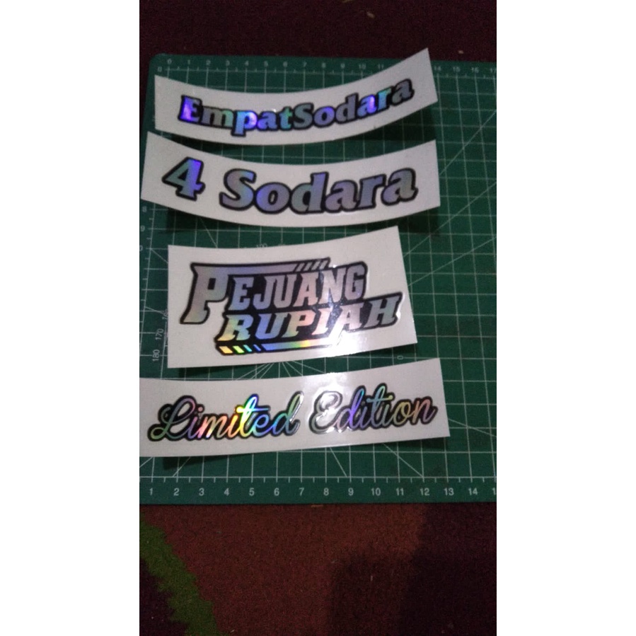CUTTING STICKER/STIKER MOTOR/STIKER NAMA