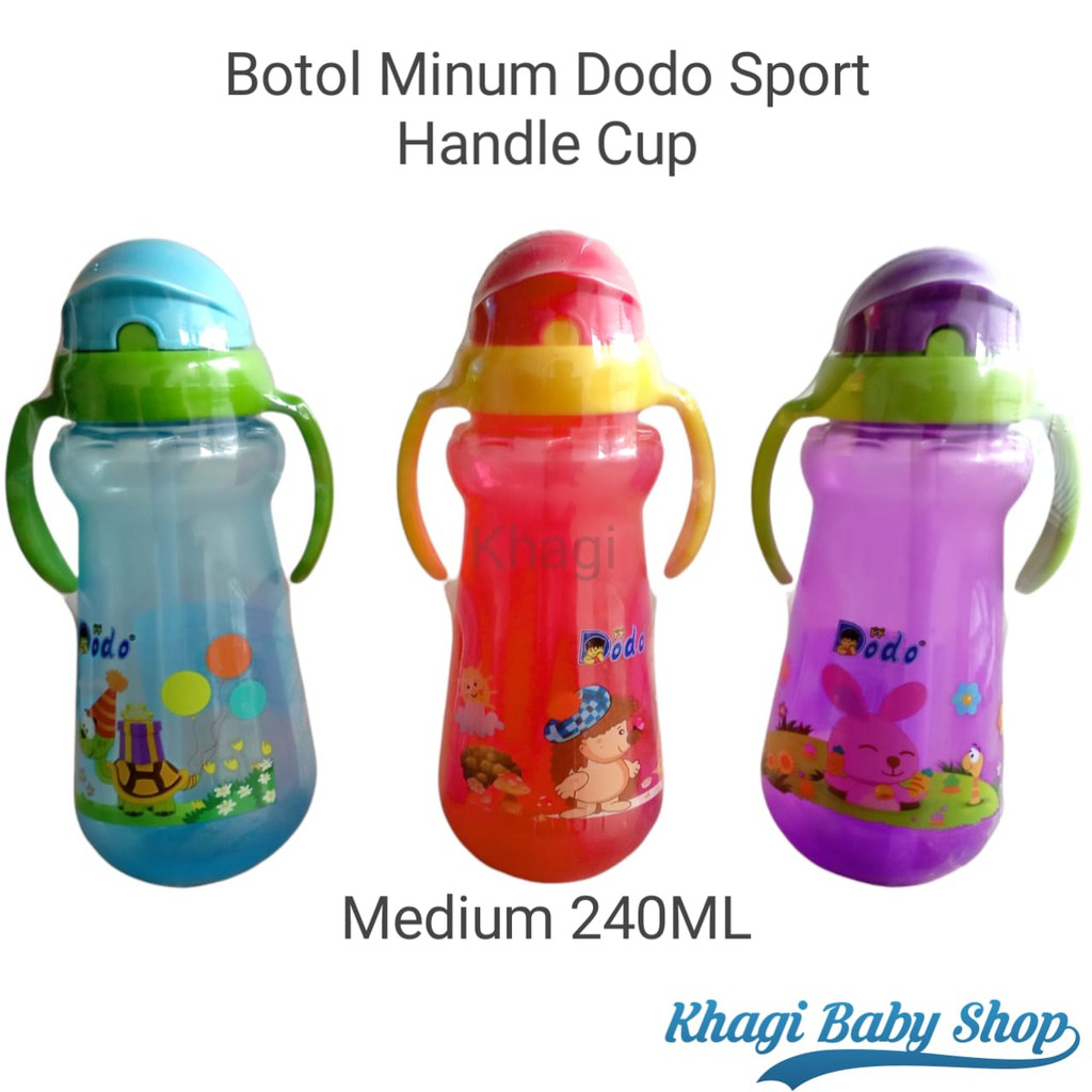 Botol Dodo Botol Minum Anak, DODO SPORT HANDLE CUP Tempat Minum Anak SMALL MEDIUM &amp; LARGE