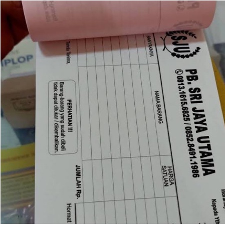 

CETAK NOTA OLSHOP / TOKO / NOTA CUSTOM / 2 PLY