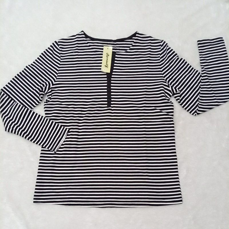 Blus ROSMIECKY garis hitam