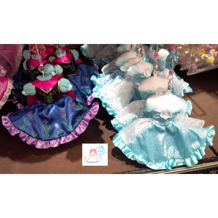Tokyo Disneyland -SET OF 2 FROZEN Elsa Anna phone strap / gantungan HP