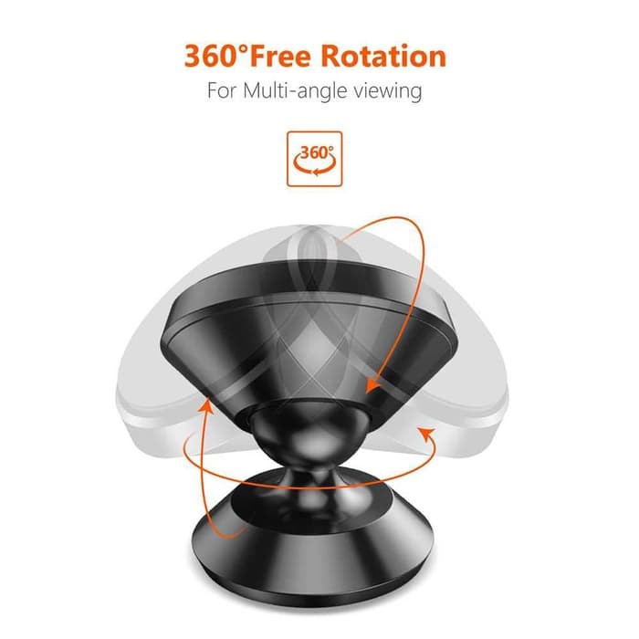 360 Degree Smartphone Car Holder Magnetic - LP120