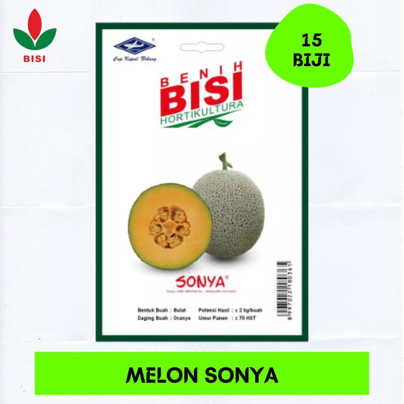 { PROMO } BENIH MELON SONYA BISI HOLTIKULTURA / ORIGINAL / CAP KAPAL TERBANG / PT. BISI