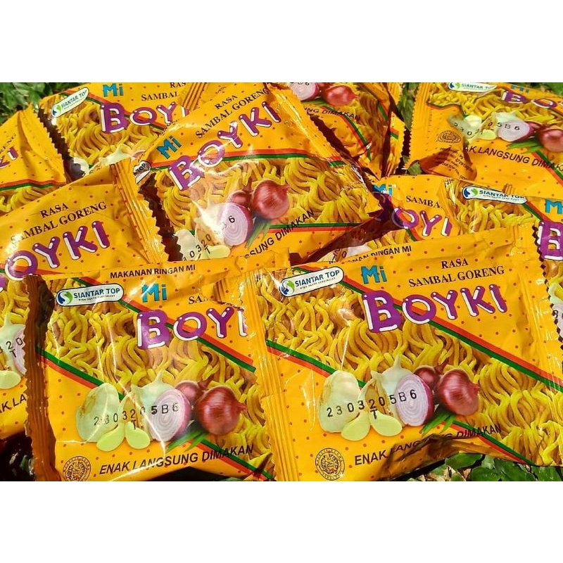 

Mie boyki rasa sambal goreng 1renceng isi 10pcs