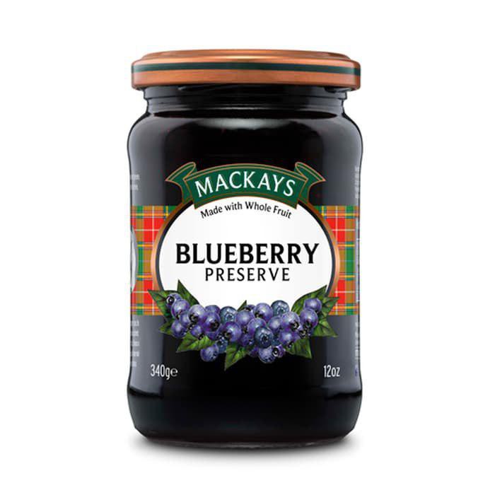 

MACKAYS BLUEBERRY JAM 340GR