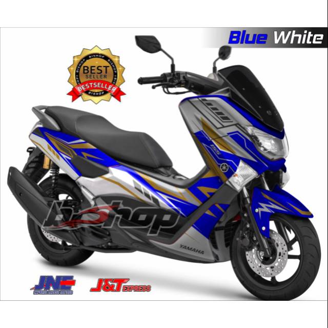 Decal nmax old sticker nmax sticker variasi grafis biru 155 variasi pilihan warna