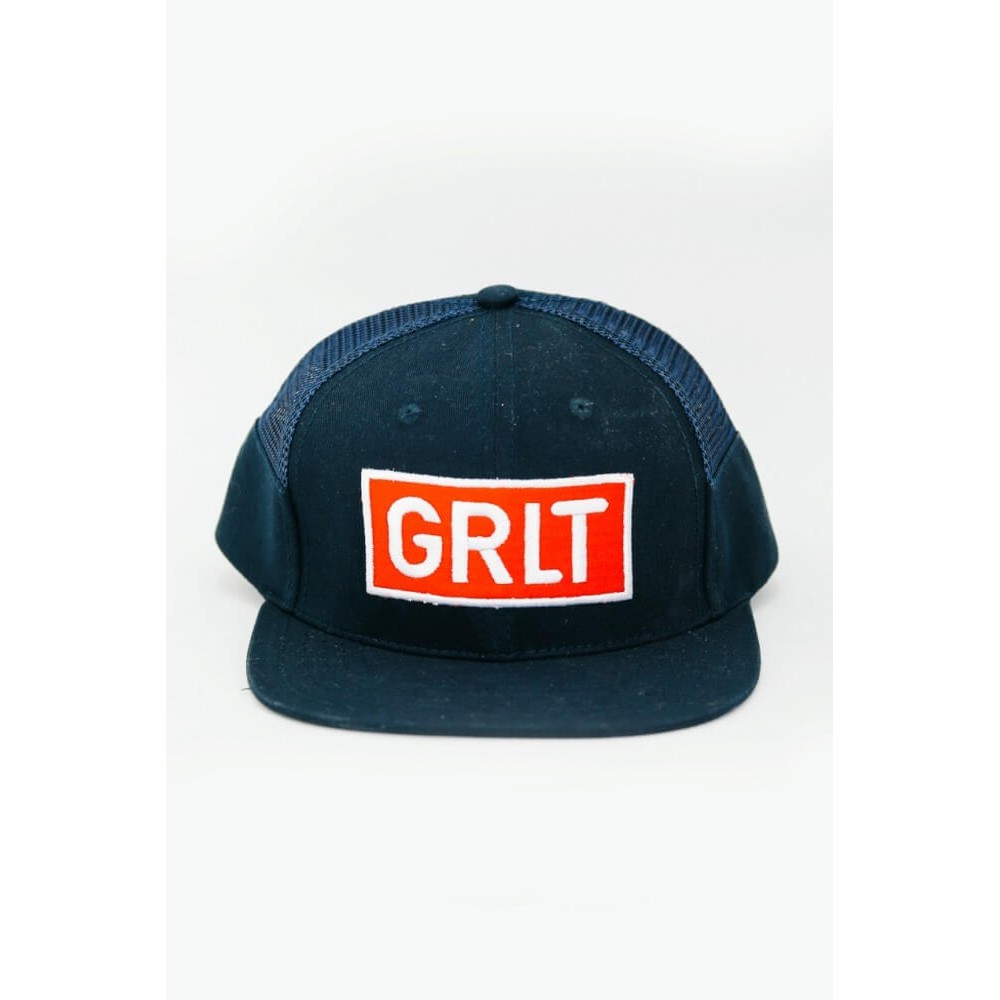GRLT TOPI JARING DISTRO ORIGINAL GREENLIGHT BLUE NAVY CAPS SNAPBACK LIMITED EDITION