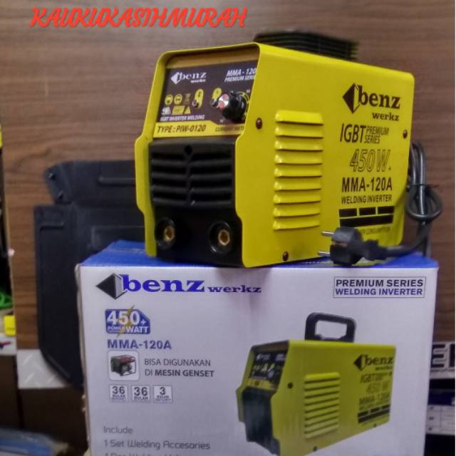 MESIN LAS LISTRIK BENZ MMA 120 IGBT 450 WATT Shopee MESIN LAS LISTRIK BENZ MMA 120 IGBT 450 WATT Shopee