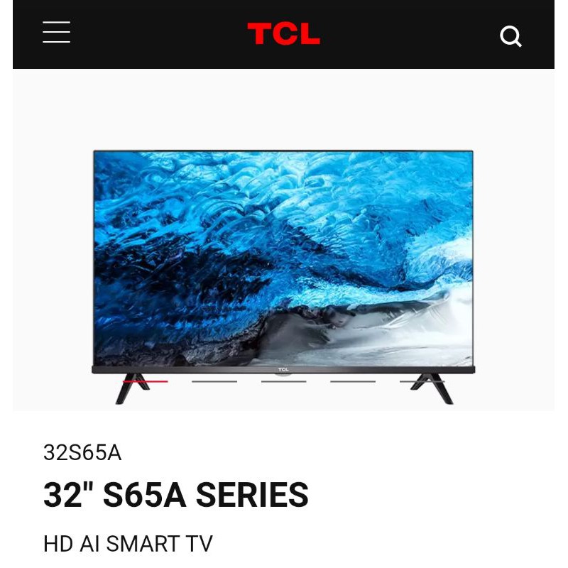 ANDROID HD TV TCL 32" Inc 32S65A