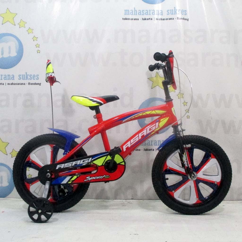 Sepeda Anak Asagi Sport Bmx 4 7 Tahun 16in One Piece Crank Opc Kids Bike Shopee Indonesia