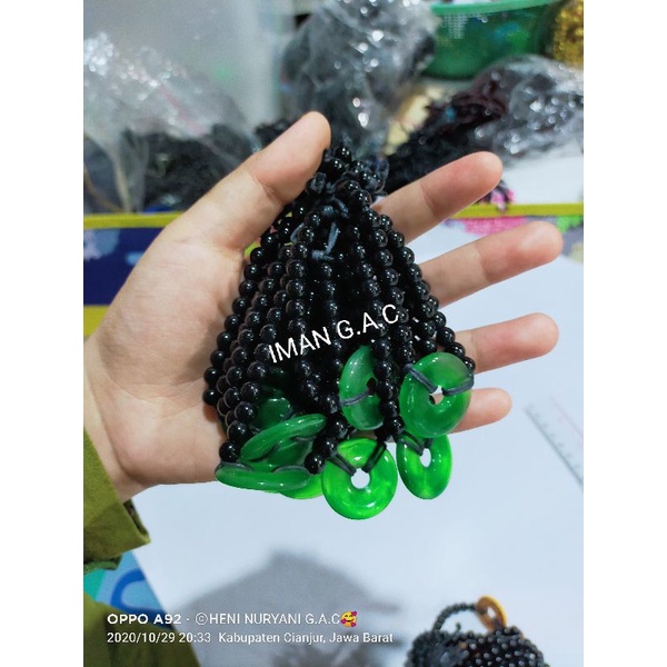 12pcs gelang batu giok/gelang ring koin giok