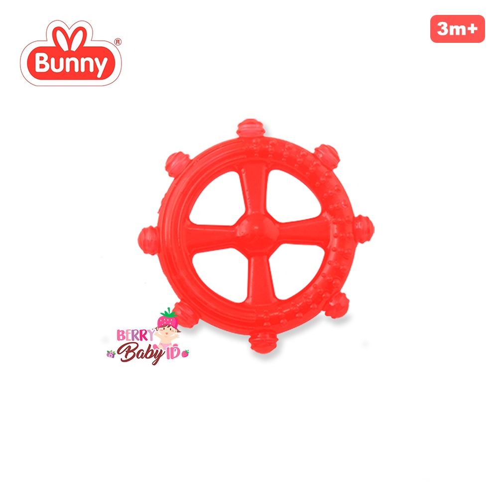 Lusty Bunny Mainan Gigitan Teether Water Filled Bayi Wheeler Free Wadah Berry Mart