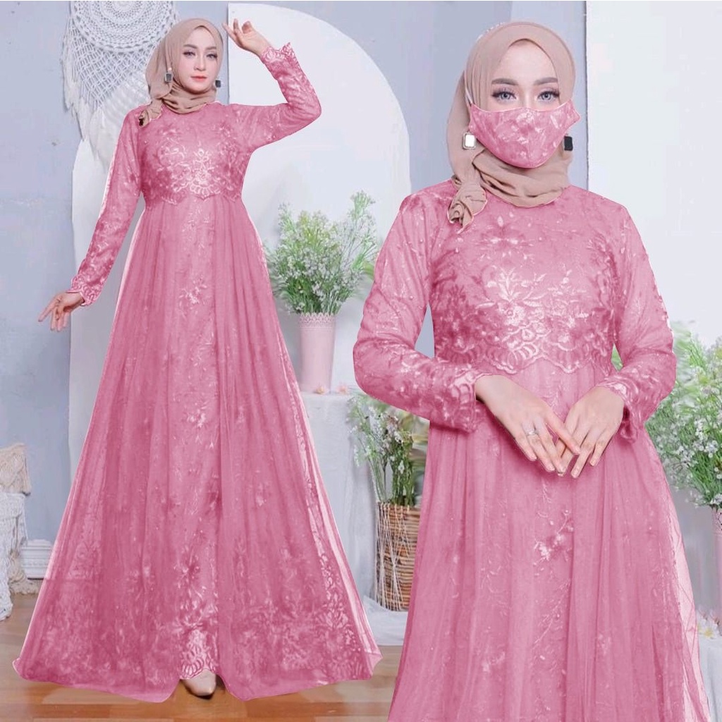 [NEW] MAXI DRESS GAMIS TERBARU / GAMIS PESTA KONDANGAN / GAMIS BRUKAT / BAJU GAMIS / GAMIS LEBARAN / BAJU PESTA WANITA MUSLIM / PAKAIAN WANITA / BAJU WANITA / GAMIS BUSUI / GAMIS MUSLIMAH / KEBAYA / #LVMARGARET