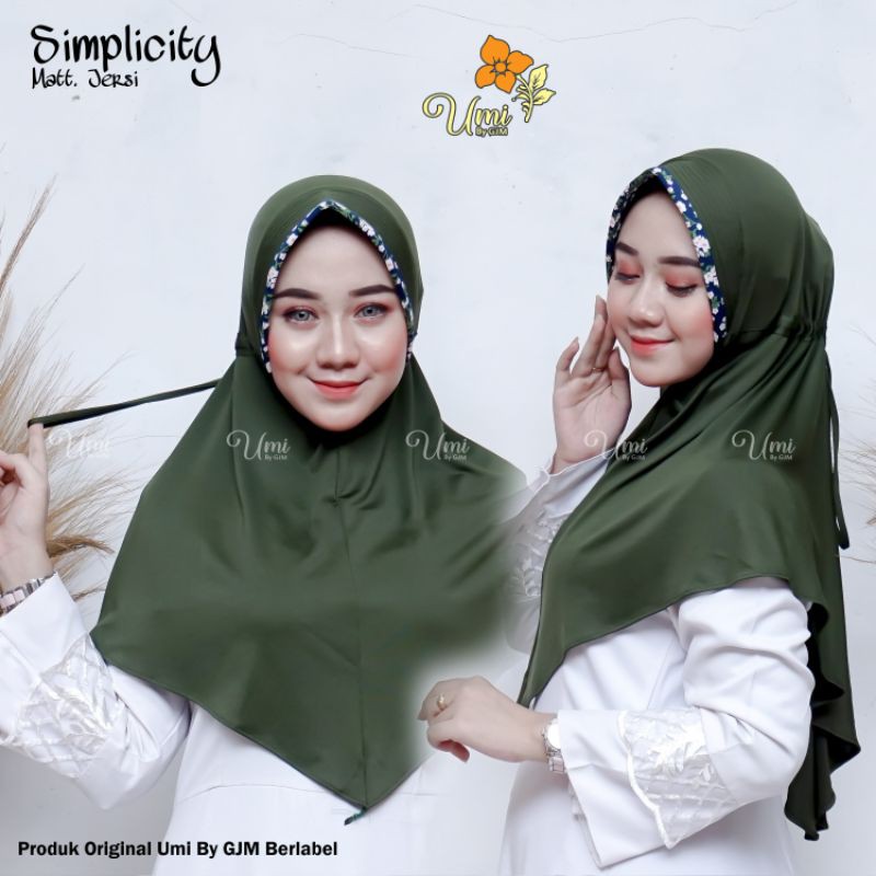 (COD) Jilbab Serut Belakang // Jilbab Serut Jokowi // Hijab Serut Simplicity // Jilbab Motif