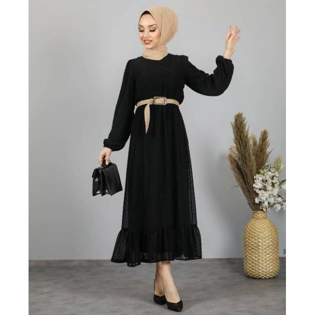 DRESS - PAKAIAN WANITA - CLAUDYA DRESS - DRESS WANITA - ATASAN WANITA - FASHION MUSLIM - GAMIS - COD