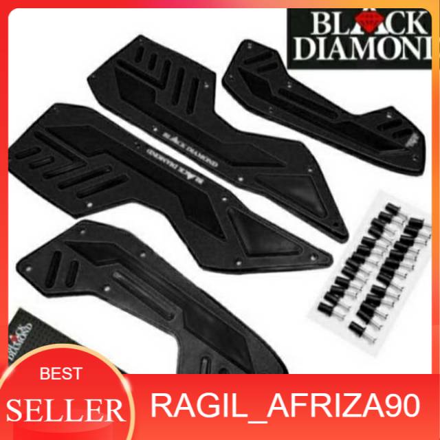 Bordes karpet pijakan kaki all new nmax 2020 Black diamond